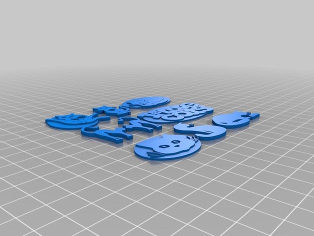 love cats chipboard scrapscrapbooking 3d printing 3D print model - Mito3D