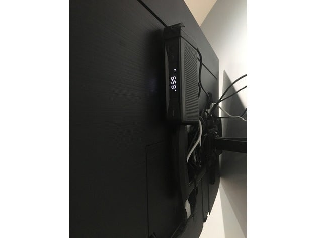 fios Kabel-box montieren - Organisation arris Kabel-TV-box Franke Industrieofen-Service Flachbild-TV set-top-box Fernsehen verizon 3D print model - Mito3D