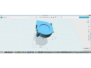 maquette de l'escargot, la maison du ventilateur fan dc escargot 3d print model - Mito3D