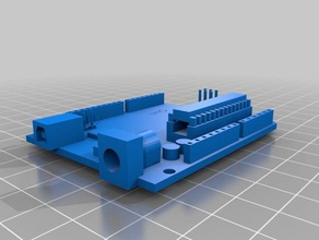 o arduino uno eletrônica 3d print model - Mito3D