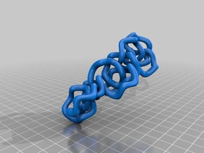 geométricas cadeias A impressão 3d cadeia eden fusion360 3d print model - Mito3D