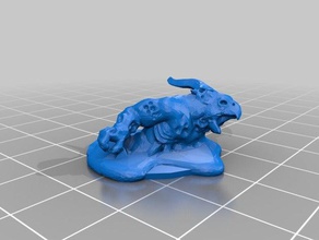 sepsidaemon Spielsets daemon mini mini-rpg pathfinder rpg 3d print model - Mito3D