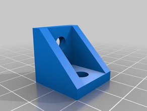 corner 2020 profile - m4 & m5 3d printing bracket hypercube 3d print model - Mito3D