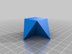 4-seitige Pyramide stacker 3d-drucken 3d print model - Mito3D