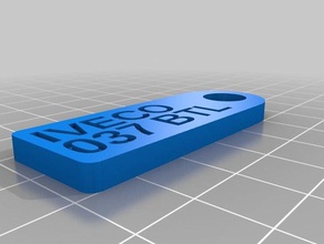 iveco organización personalizado 3d print model - Mito3D
