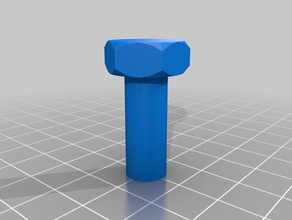 mi personalizar las tuercas de los pernos - mcad reemplazo arandelas t-ranuras la ingeniería personalizado 3d print model - Mito3D