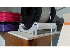 filaroll 3d printer accessories filament spool holder roll roller stand 3d print model - Mito3D