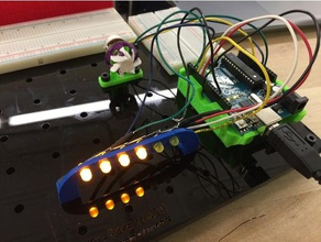 potenziometro controllata led grafico a barre 3dx di ingegneria 3dls arduino uno open source in aula 3d print model - Mito3D