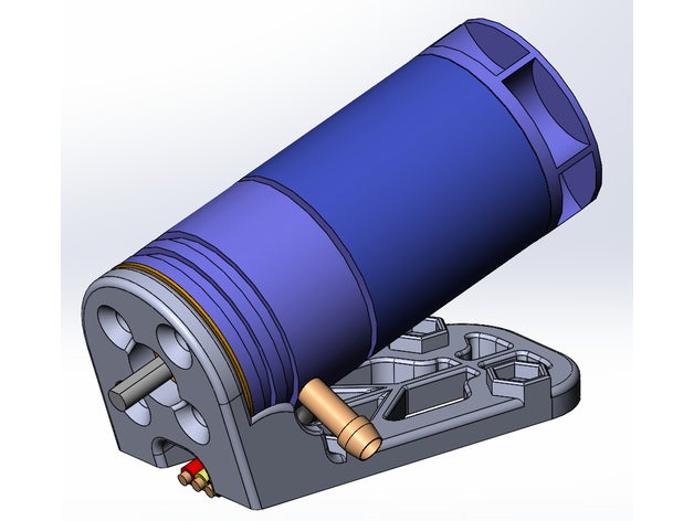 2842 turnigy aquastar-2800kv r c araçlar aquastar tekne motor gemi 3D print model - Mito3D