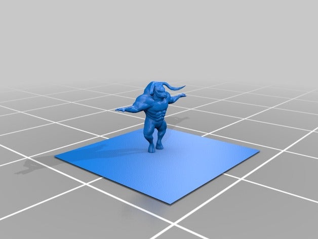 yüce minotaur yaratıklar blender 3d yaratık mitolojik 3D print model - Mito3D