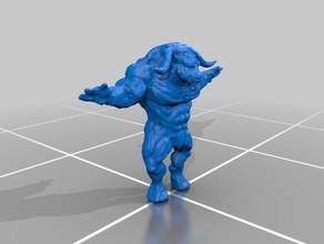 chef de boeuf les créatures 3d print model - Mito3D
