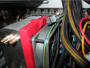 freezer 7 pro cooler (ventilador de montagem substituição computador ventoinha do a cpu peça 3d print model - Mito3D
