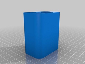 18650 6x2 battery holder containers customized 3d print model - Mito3D