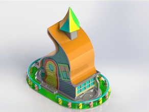 dario mangiatoia per uccelli animali bird birdhouse 3d print model - Mito3D