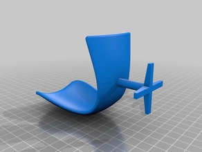arne jacobsen inspired phone chair mobile 3d print model - Mito3D