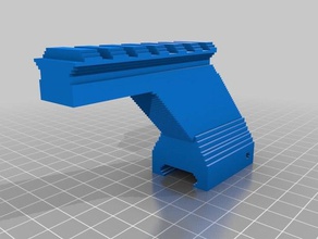 3d barra railspistol 0deg mk2 3d print model - Mito3D