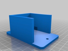 duvar dirsek boru özelleştirilmiş Kare çubuk benim organizasyon 3d print model - Mito3D