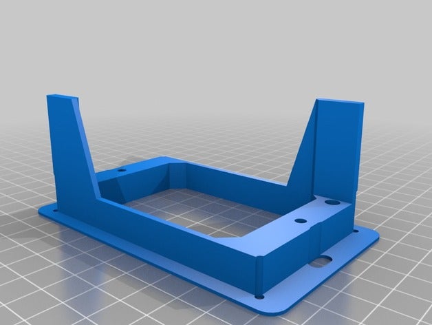 bassa tensione staffa di montaggio singolo interna gang da parete spina 3D print model - Mito3D