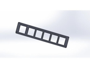 6 Schalterplatte carling-bar-toggle-Schalter automotive 3d print model - Mito3D