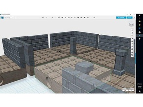 dnd modularen dungeon tiles Spiele Miniatur Fliesen - dungeons dragons modulare tabletop-gaming tabletop-Rollenspiel tabletop-Gelände 3d print model - Mito3D