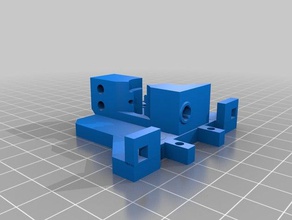 micromake c1 effector plate extruder adapter 3d printer parts mod remix 3d print model - Mito3D