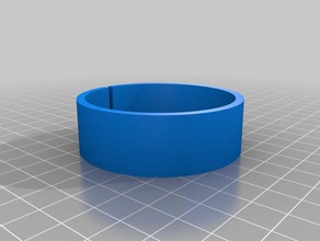 meu personalizados paramétrica simples adaptador de tubo partes personalizado 3d print model - Mito3D