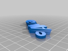 llavero álvaro de 2017 llaveros personalizado 3d print model - Mito3D
