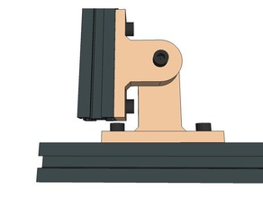 rotação de suporte 90degs Impressora 3d peças 90deg 2020 a do girando entre parênteses 3d print model - Mito3D