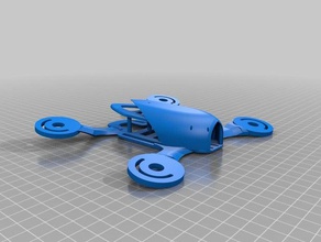 carrera de drones 250 vehículos drone 3d print model - Mito3D