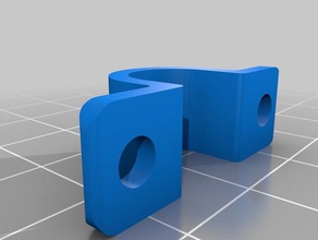 my customized simple clip customizer3 parts 3d print model - Mito3D