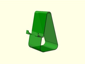 Telefon stand-vase-Modus Handy openscad phonestand stand vase 3d print model - Mito3D