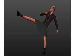wonder woman versucht, london Kleidung Menschen Superheld 3d print model - Mito3D