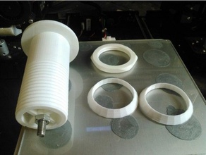 filament spool holder 3d printer accessories anet a8 mods parts upgrade 3d print model - Mito3D