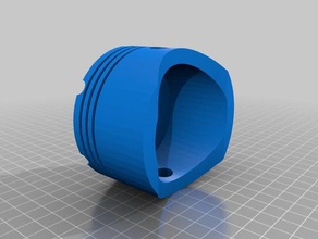 cenicero de pistón La impresión en 3d 3d print model - Mito3D