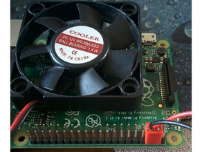 connecteur ventilateur pour raspberry pi fan connector electronics gpio 3d print model - Mito3D