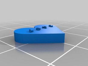 heart pendent accessories 3d print model - Mito3D