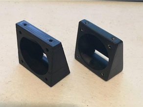 fan duct wanhao i3 duplicator monoprice maker, wählen Sie cocoon zu erstellen 3d-Drucker Teile 40mm Lüfter 40-mm-fan-duct montieren - fan-duct mount makerselect makerselect3dprinter maker 3d print model - Mito3D