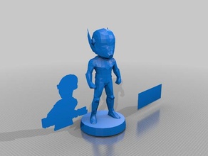 chibi antman giochi e giocattoli ant-man la marvel 3d print model - Mito3D