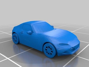 mx5 nd Otomotiv araba carmodel mazda miata model ölçekli 3d print model - Mito3D