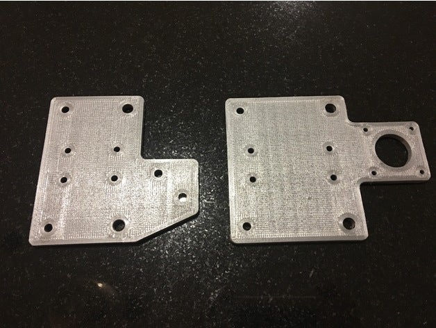 tevo tarantula xz-axis mounting plates 3d printer parts 3D print model - Mito3D