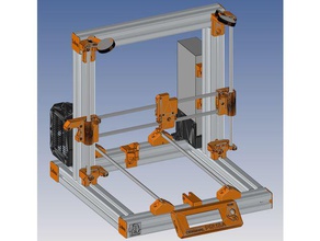 prusa i3 mk2 modification les machines-outils profil en aluminium 3d print model - Mito3D