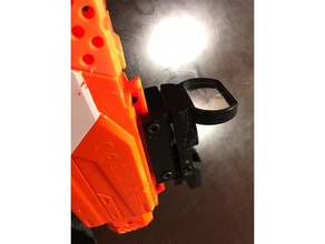 slim nerf picatinny rail adapter giocattolo & accessori di gioco pistola tactical 3d print model - Mito3D