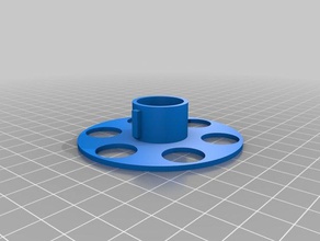 cable spool organizer tubo media v3 gadgets customized 3d print model - Mito3D