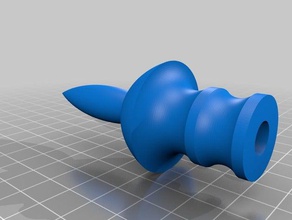 lamp acorn replacement parts 3d print model - Mito3D