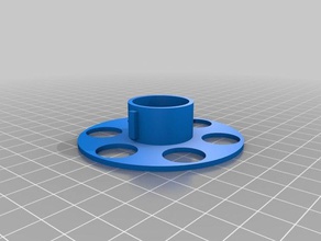 cable spool organizer tubo media v4 gadgets customized 3d print model - Mito3D