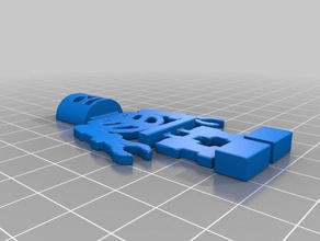 leg0 iskelet Anahtarlık 3d print model - Mito3D