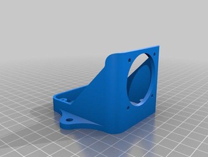 mosfet de resfriamento da base dados 20x20 extrusão Impressora 3d peças 2020 3d print model - Mito3D