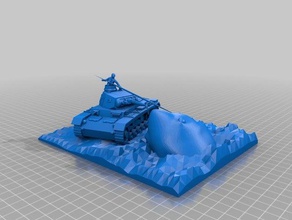 el gigante de palillo dientes escena 3d print model - Mito3D