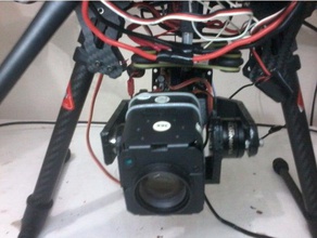 36x zoom-uav-gimbal r c Fahrzeuge brushless-gimbal Drohne tarot 3d print model - Mito3D