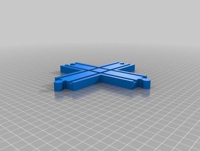 entrenar a nivel de la unión juguetes y accesorios juego pista tren 3d print model - Mito3D